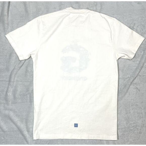 Men’s Givenchy Embroidered Blue G T Shirt Slim Fit Size Small 100% Cotton - Picture 6 of 14